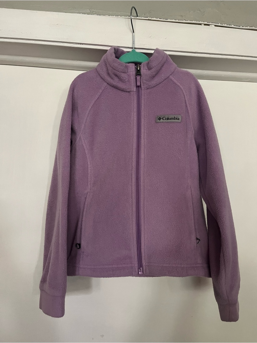 Columbia Girls' Purple Full-Zip Fleece Jacket